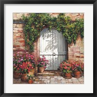 Framed Stone Stairway Petites A