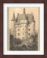 Framed Bordeaux Chateau III