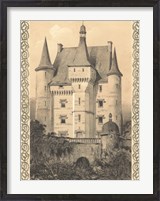 Framed Bordeaux Chateau III