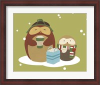 Framed Happy Owlidays VIII