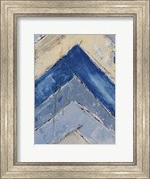Framed Blue Zag II