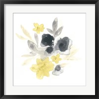 Framed Citron Bouquet I