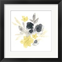 Framed Citron Bouquet I