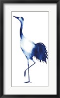 Ink Drop Crane II Framed Print