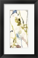 Framed Flower Drip Triptych I