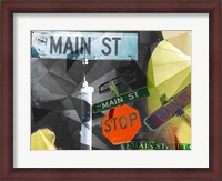 Framed Main Street Collage