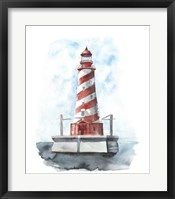 Watercolor Lighthouse IV Framed Print