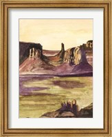 Framed Desert Diptych I