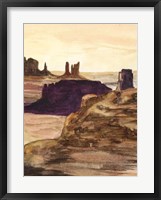 Desert Diptych II Framed Print