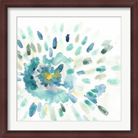 Framed Starburst Floral I