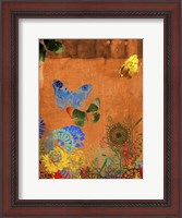 Framed Butterfly Panorama Triptych I