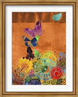 Framed Butterfly Panorama Triptych II