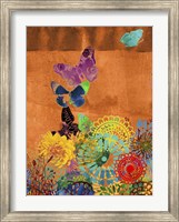 Framed Butterfly Panorama Triptych II