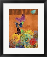 Butterfly Panorama Triptych II Framed Print