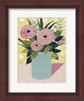 Framed Retro Bouquet I