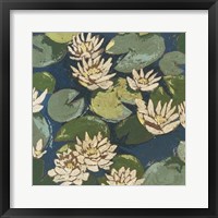 Water Flowers II Framed Print