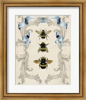 Framed Bees & Filigree I