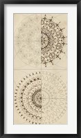 Framed Sacred Geometry Sketch III