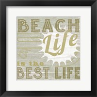 A Little Beachy II Framed Print