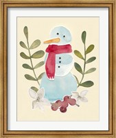 Framed Snowman Cut-out I