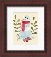 Framed Snowman Cut-out I