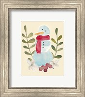 Framed Snowman Cut-out I