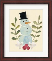 Framed Snowman Cut-out II