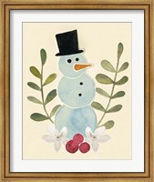 Framed Snowman Cut-out II