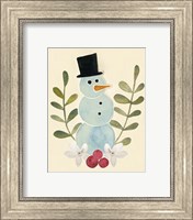 Framed Snowman Cut-out II