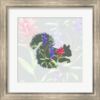 Framed Green Floral Squirrel