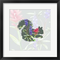 Framed Green Floral Squirrel