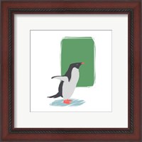 Framed 'Minimalist Penguin, Boys Part I' border=
