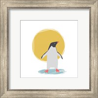 Framed 'Minimalist Penguin, Boys Part II' border=