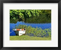 Framed Country Pond Row Boat