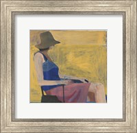 Framed Seated Figure with Hat, 1967