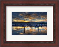 Framed Seneca Lake Sunrise