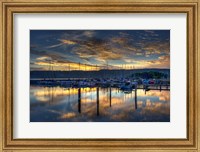 Framed Seneca Lake Sunrise