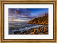 Framed Sunrise on Otter Cliffs #4
