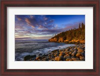 Framed Sunrise on Otter Cliffs #4