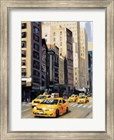 Framed New York Taxi 1