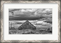Framed Windmill and Barn