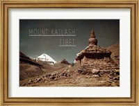 Framed Vintage Mount Kailash, Tibet, Asia