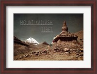 Framed Vintage Mount Kailash, Tibet, Asia