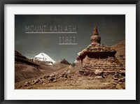 Framed Vintage Mount Kailash, Tibet, Asia