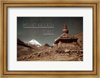 Framed Vintage Mount Kailash, Tibet, Asia