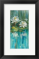 Framed Water Lily Pond III