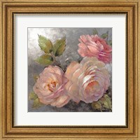 Framed Roses on Gray II
