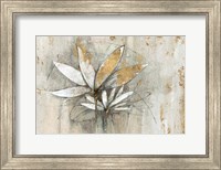 Framed Windflowers Gold