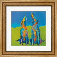 Framed Howling Hounds