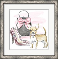 Framed Glamour Pups I